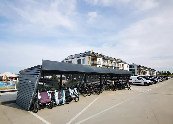 Klimatyzowany Apartament Blue , Sarbinowo Parking Basen